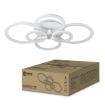 Светильник светодиодный ELEGANT BLISS-120W 120Вт 230В 3000-4000-6500K 8400Лм 780х550х130мм c пультом ДУ белый IN HOME