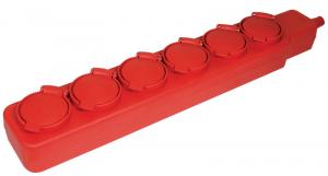 Удлинитель У06В 6 места с защитными крышками IP44 2P+PE/5метров 3х1мм2 16А/250В IEK