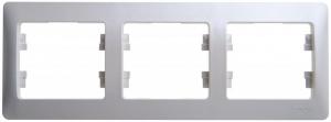 Рамка 3-я горизонтальная Перламутр Glossa