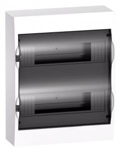 Щит пластиковый распределительный навесной 24 модуля IP40 прозрачная дверь ЩРН-П 24  City9 Box