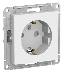 Розетка 1-м 16А С/У З/К со шторками Лотос AtlasDesign