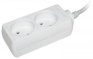 Удлинитель У2 2 гн. 5 м. 10А без з/к IEK