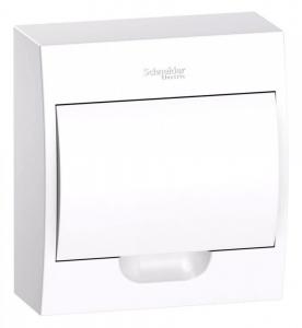 Щит пластиковый распределительный навесной 8 модулей IP40 белая дверь ЩРН-П 8  City9 Box