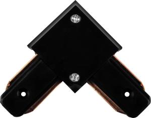 Коннектор угловой однофазный для шинопровода, черный,LD1001 для CAB1003