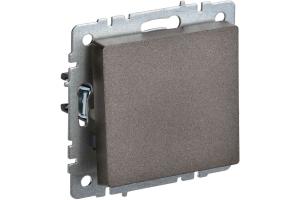 Выключатель 1-кл 10А С/У Бронза Brite