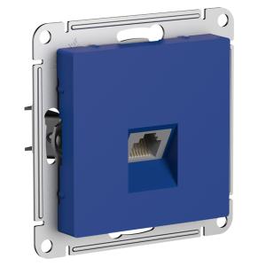 Розетка RJ45 кат.5Е С/У Аквамарин AtlasDesign