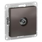 Розетка TV антенна С/У проходная Мокко AtlasDesign