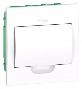 Щит пластиковый распределительный встраиваемый 8 модулей IP40 белая дверь ЩРВ-П 8 City9 Box