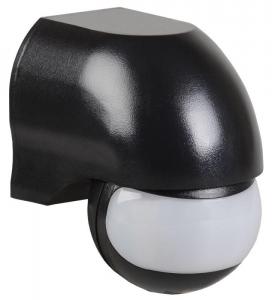 Датчик движения ДД 010 1100Вт 180° 10м IP44 черный IEK