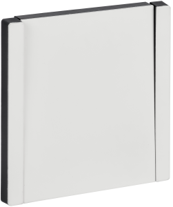 Переключатель 1-кл 10А С/У перекрестный Металл Белый Forte&Piano