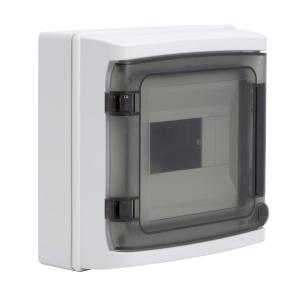 ЩРН-П 8 с дверцей, IP65, с клеммным блоком 63А, DKC RAM base