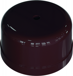 Коробка распределительная пластиковая D80мм, высота 33мм, IP20, цвет - коричневый, УСАДЬБА