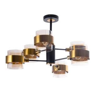 Люстра на штанге Carlo A8205SP-6BK Arte Lamp