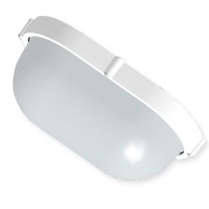 Светильник накладной овал 100Вт НПП 03-100-017 IP65 1201 белый "Банник" Элетех