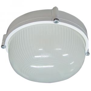 Светильник накладной круг 100Вт НПП 03-100-009 IP65 1101 "Банник" белый Элетех