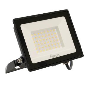 Прожектор светодиодный 2835 SMD 50Вт 4000K IP65  AC220V/50Hz, черный LL-921