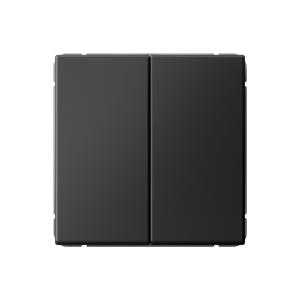 Выключатель 2-кл 10А С/У кнопочный Базальт ArtGallery