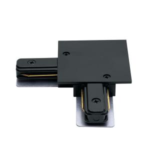 Коннектор угловой однофазный для встраиваемого шинопровода, черный, LD1005 для CAB1004