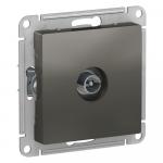 Розетка TV антенна С/У коннектор Сталь AtlasDesign