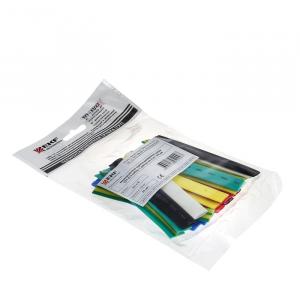 Термоусадочная трубка ТУТ 12/6 набор: 7 цветов по 3шт. 100мм EKF