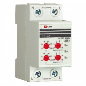 Реле напряжения (сквозное подкл.) RV-32A EKF PROxima