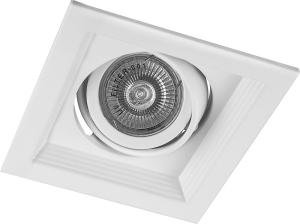 Светильник встраиваемый DLT201 потолочный MR16 G5.3 белый Feron