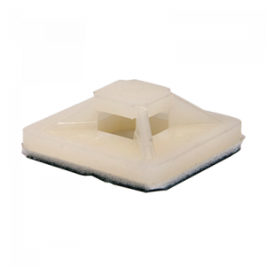 Площадка самоклеящаяся ПС-30 30х30 под хомуты (100штук/упаковка) IN HOME