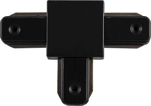 Коннектор Т-образный однофазный для шинопровода  , черный , LD1003 для CAB1003