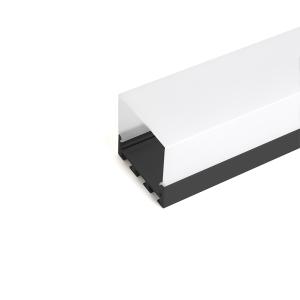 Профиль для СД ленты накладной, черный, 2м, CAB268 Feron