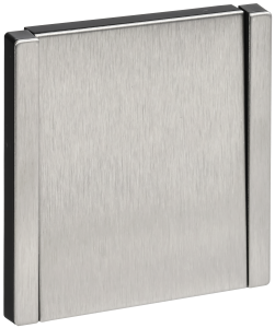 Переключатель 1-кл 10А С/У перекрестный Металл никель Forte&Piano