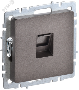 Розетка RJ45 кат.5Е С/У Бронза Brite