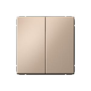 Переключатель 2-кл 10А С/У Песочный ArtGallery