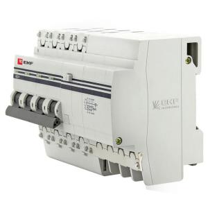 Дифференциальный автомат АД-4 50А/30мА (хар. C, AC, электронный, защита 270В) 4,5кА EKF PROxima