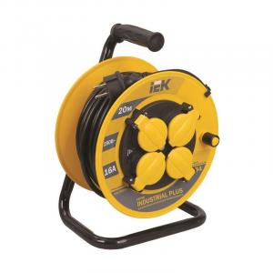 Удлинитель на катушке УК20 20 метров 3*1,5мм IP44 Industrial plus ИЭК