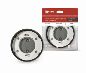 Светильник накладной GX53S-RC-standard металл под лампу GX53 230В хром IN HOME