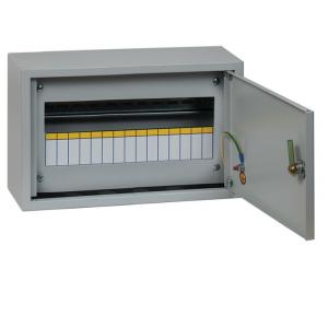 Щит металлический распределительный навесной 220х400х120 15 модулей IP31 ЩРН-15 EKF