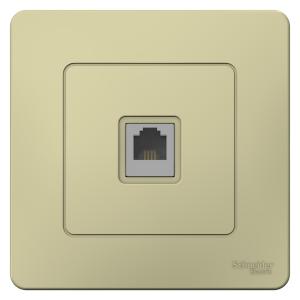 Розетка RJ11 С/У Бежевый Blanca