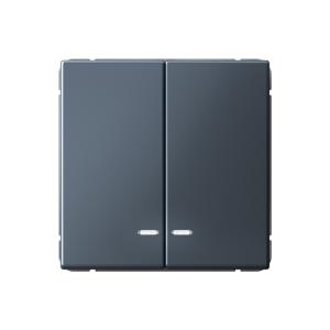 Выключатель 2-кл 10А С/У с индикатором Грифель ArtGallery