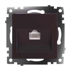Розетка RJ-45 С/У Шоколад Катрин
