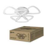 Светильник светодиодный ELEGANT SANSA-90W 90Вт 230В 3000-4000-6500K 7000Лм 650х650х130мм c пультом ДУ белый IN HOME