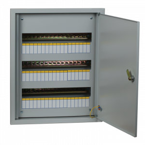 Щит металлический распределительный встраиваемый 520х440х120 54 модуля IP31 ЩРВ-54 EKF