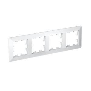 Рамка 4-я, Белый/дымчатый белый AtlasDesign Air Systeme Electric