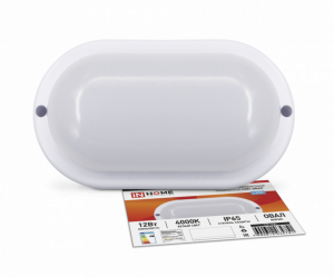 Светильник светодиодный герметичный СПП-ОВАЛ 12Вт 230В 4000К 960Лм IP65 IN HOME