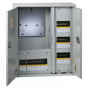 Щит металлический учетный навесной 3 фазный/30 модулей 580х490х160 двухдверный IP31 ЩУРН-3/30 EKF