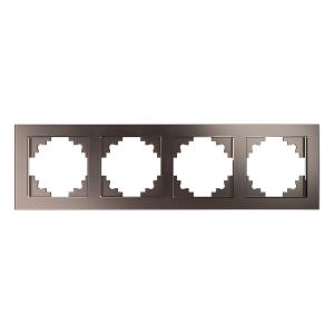 Рамка 4-я стекло Шоколад Катрин