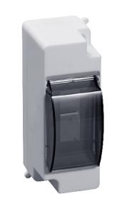 Бокс пластиковый с крышкой КМПн 1/2 IP30 белый  EKF