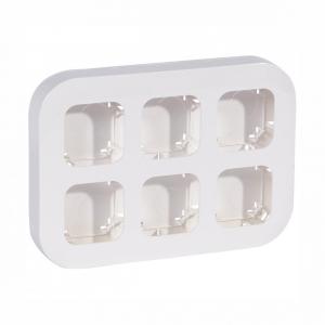 Рамка 6-мест накладного монтажа Белый Legrand Quteo