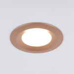 Встраиваемый светильник Dial 110 MR16 золотой Elektrostandard