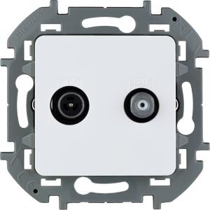 Розетка TV/SAT "звезда" Белый Legrand INSPIRIA