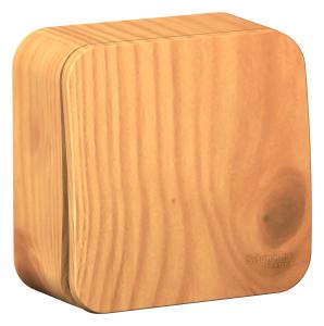 Переключатель 1-кл 10А О/У изолирующая пластина Ясень Blanca